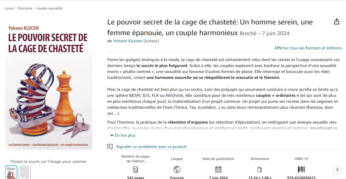 Le pouvoir secret de la cage de chasteté